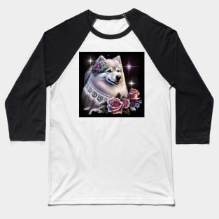 Bridal Finnish Lapphund Baseball T-Shirt